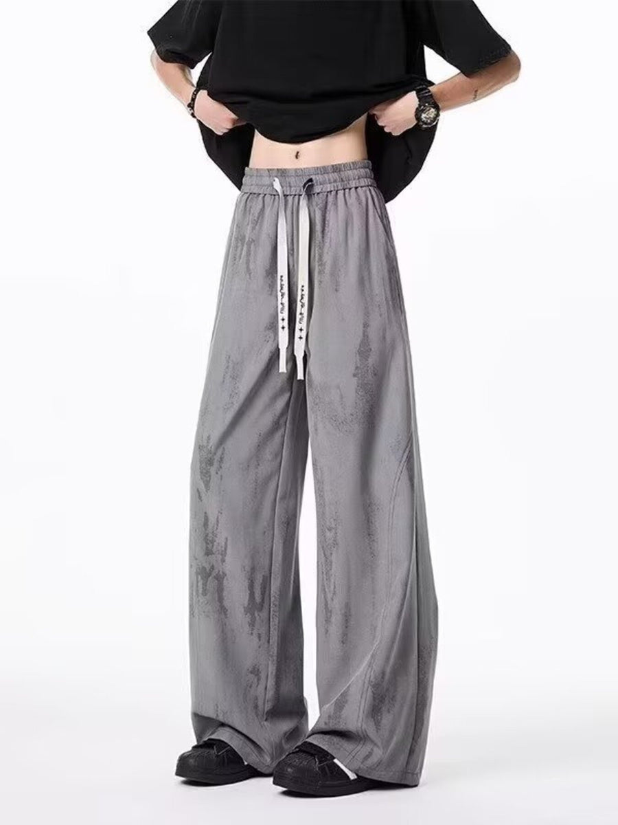 95%polyester,5%spandex Care instructions: Machine wash cold wide-leg pants in White with wide-leg silhouette