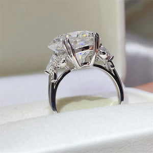 glam ring in clear with none