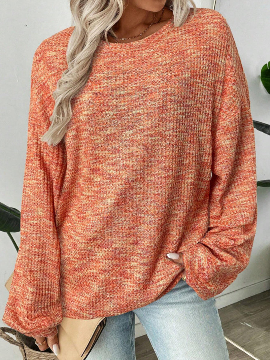 white pullover sweater with hip-length and pullover