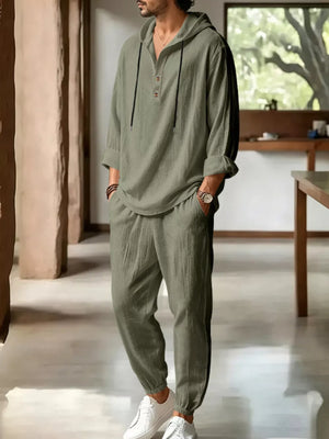 95%polyester, 5%spandex Care instructions: Machine wash cold lounge set in White with relaxed silhouette