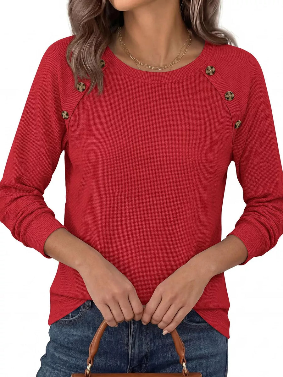 Apricot regular t-shirt with crew neck