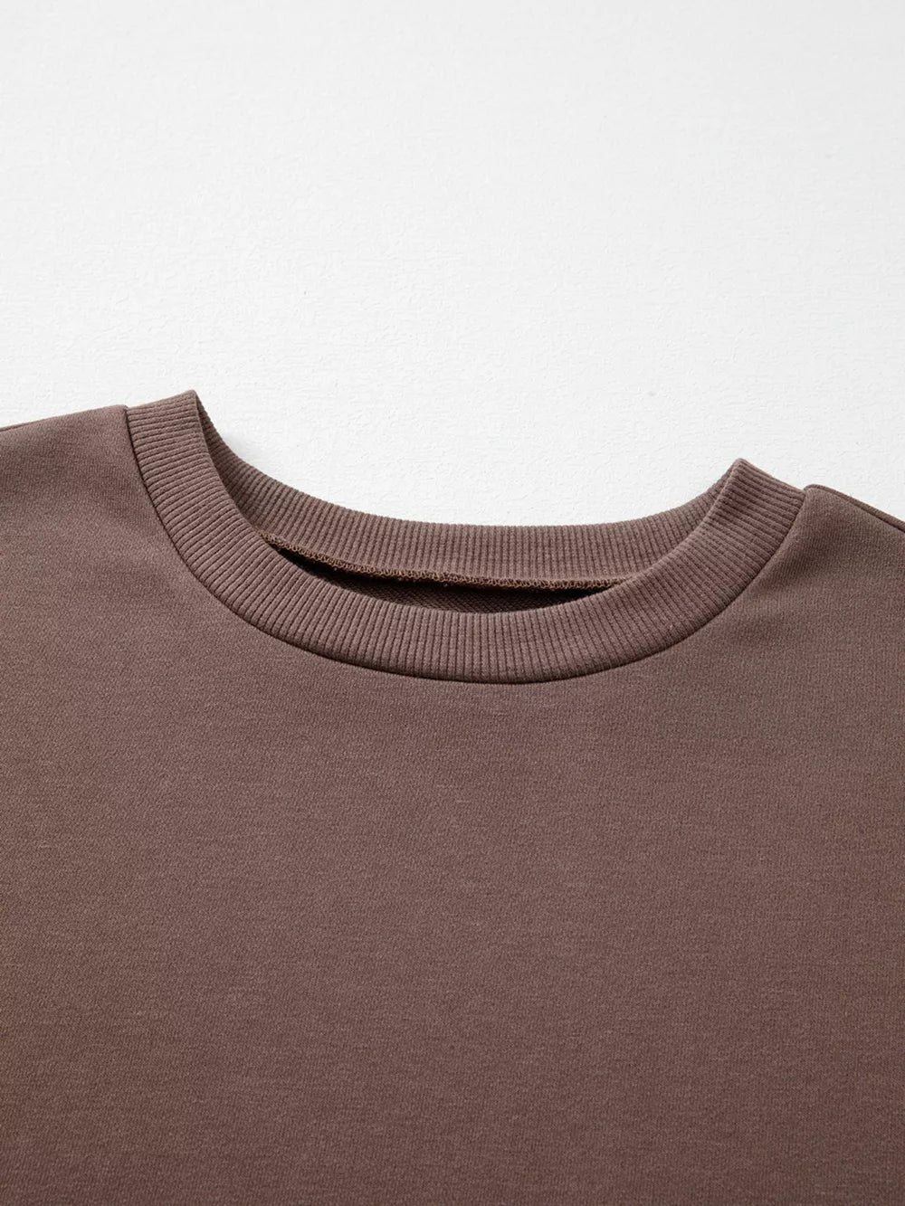 Color Block Drop Shoulder Pullover Sweatshirt option 8