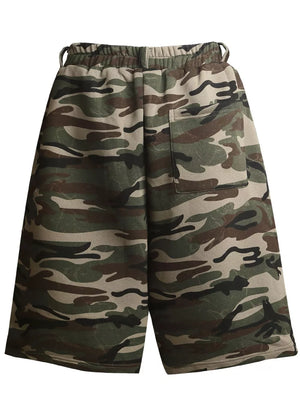 Men's Camouflage Print Capris option 9