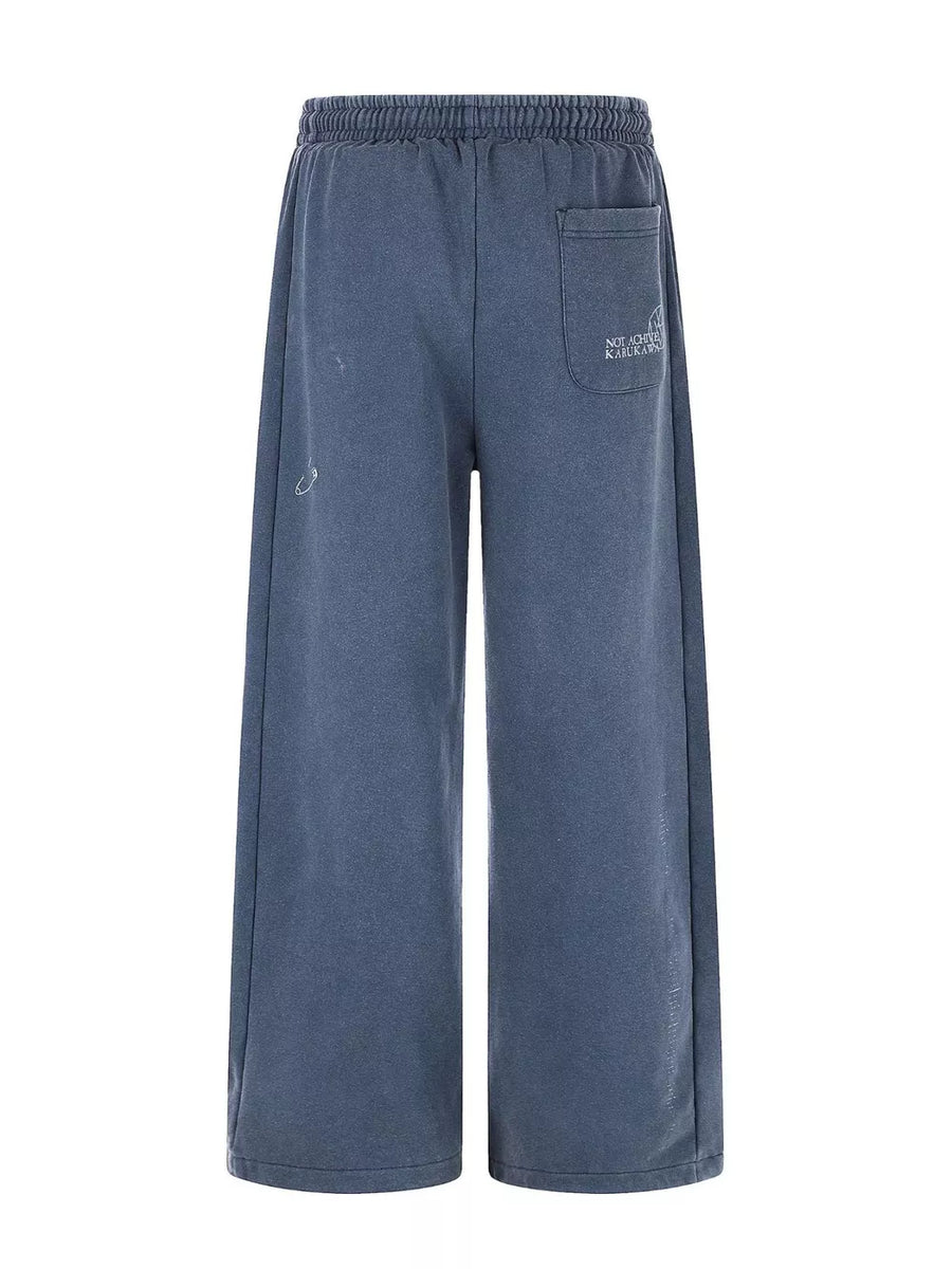 Men's Drawstring Wide-leg Sweatpants option 7