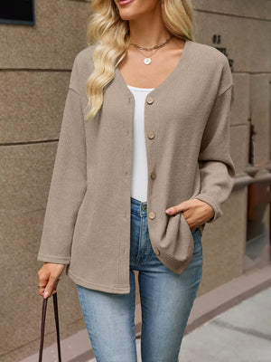 cardigan in Brown