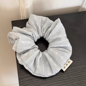 poluester Imported Size &amp scrunchie in light blue with n/a silhouette
