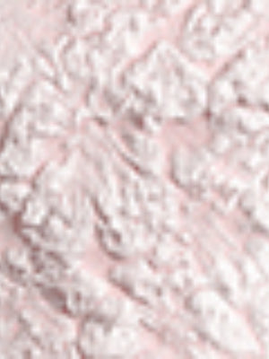 Textured dusty pink peplum tank top with a floral pattern and boat neckline.
