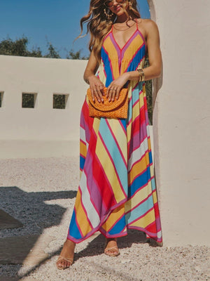 100% polyester Care instructions: Machine wash cold maxi dress in red with A-line silhouette