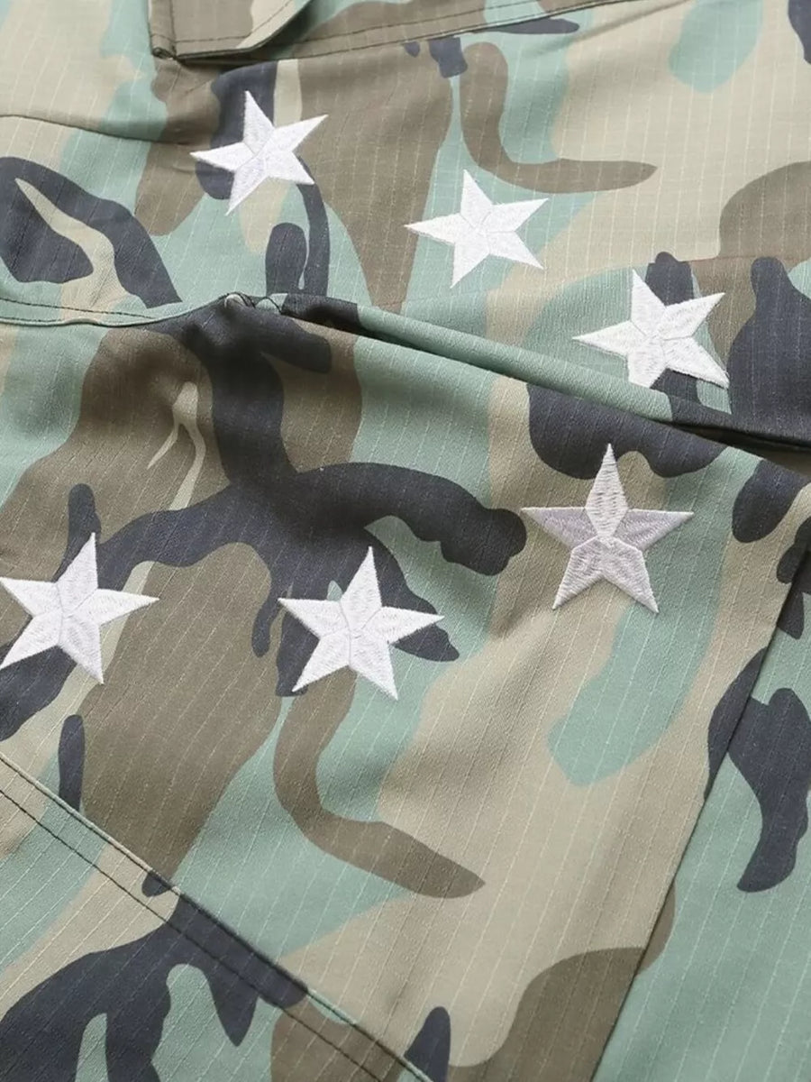 Men's Star Camouflage Cargo Capris option 4
