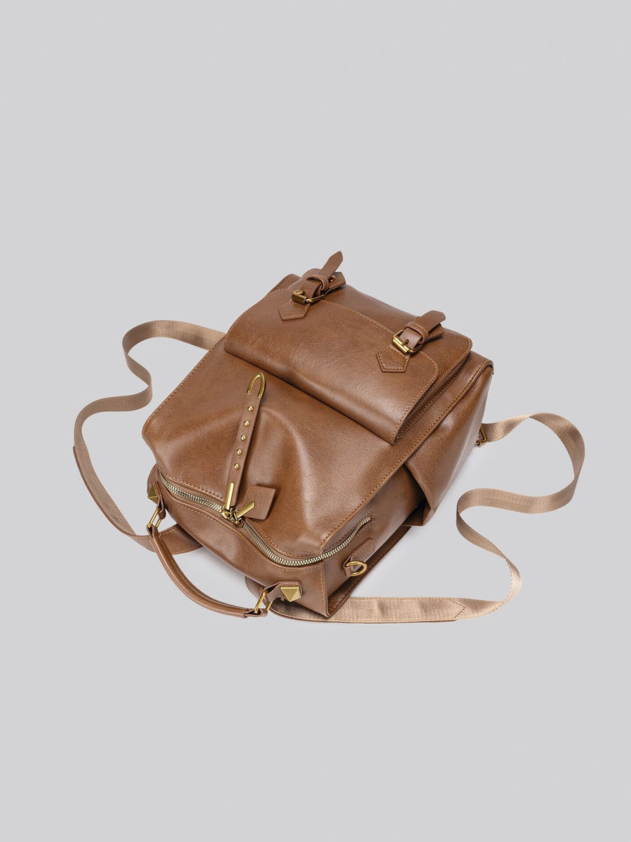 Brown backpack