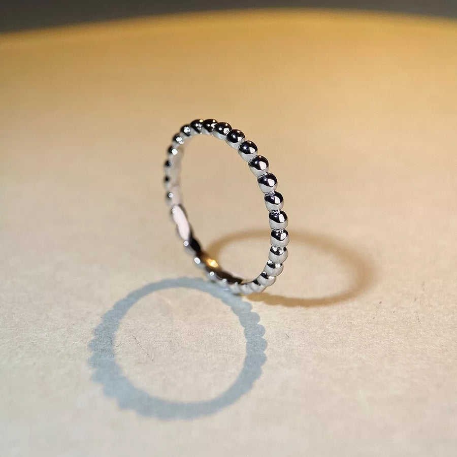 925 sterling silver Care instructions: Avoid wearing during exercise, as sweat w ring in Silver with fitted silhouette
