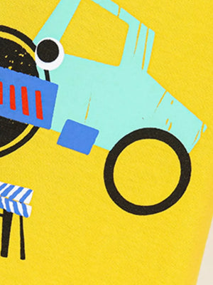 Children's Construction Truck Graphic T-shirt option 5