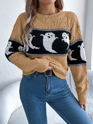 pullover sweater in black