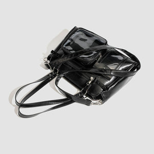 black with handbag with multi-pocket 9