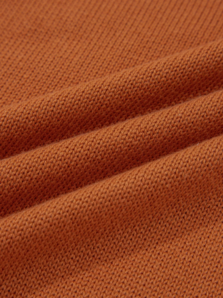 Caramel Bow Detail Drop Shoulder Sweater