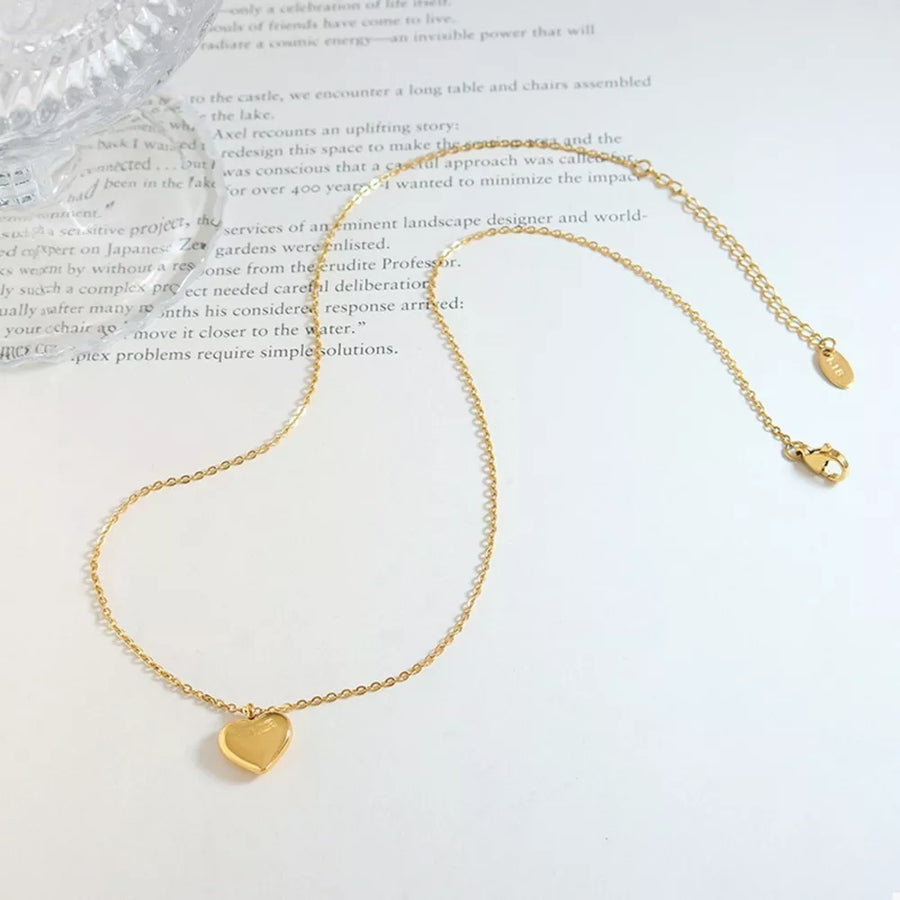 minimalist necklace in Gold with not applicable