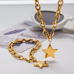 Gold necklace