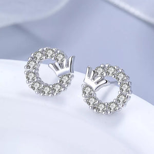 Platinum-Plated,925 sterling silver,Zircon Care instructions: Avoid wearing duri earrings in clear with fitted silhouette