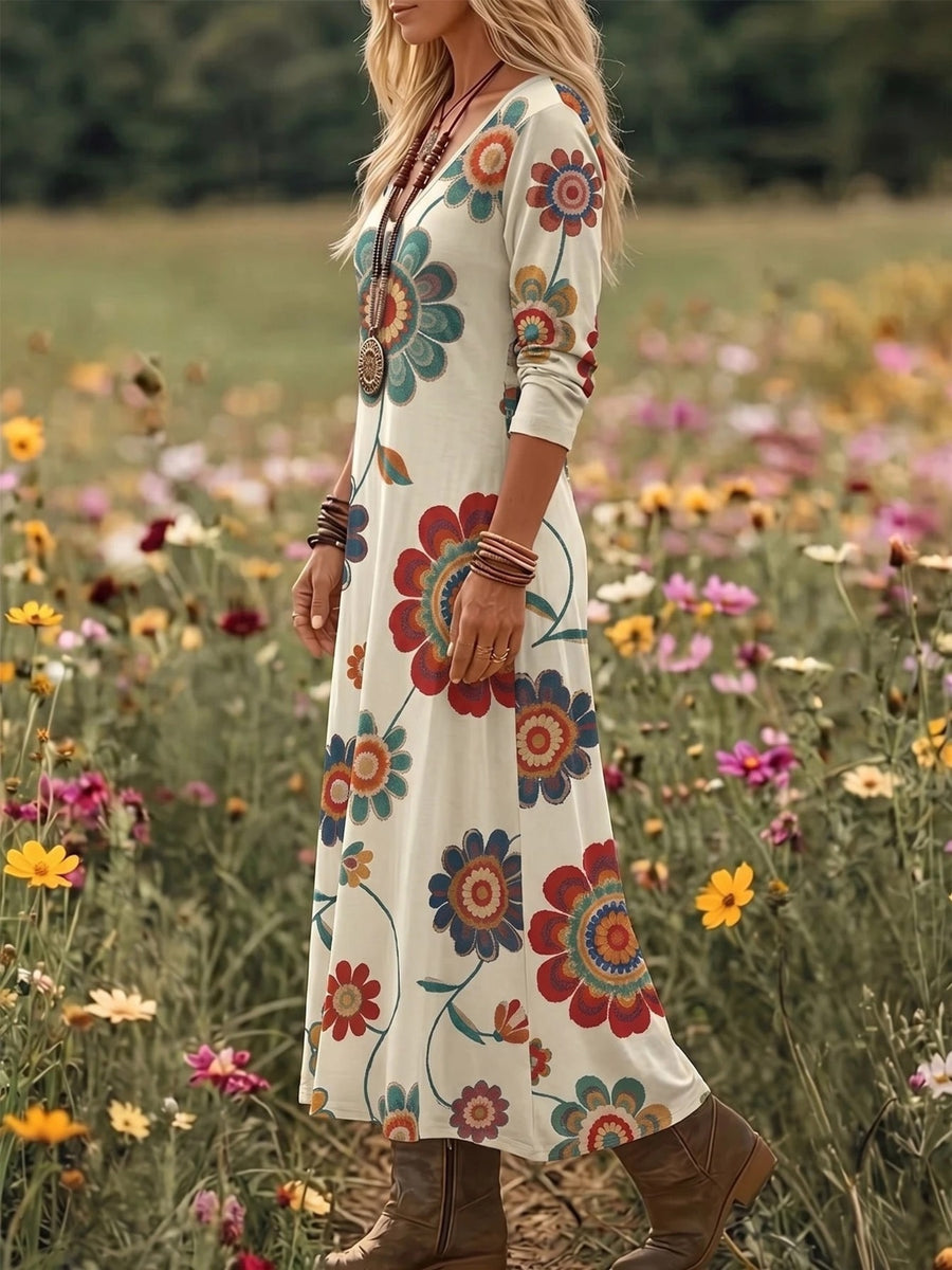 100% polyester Care instructions: Machine wash cold maxi dress in teal with A-line silhouette