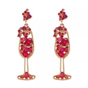 clear earrings featuring dangle and novelty motif