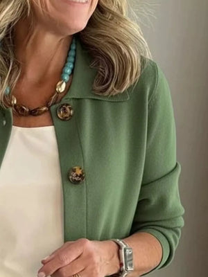Gray cardigan