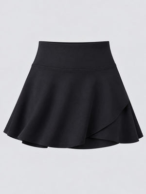 mini skirt in blush pink