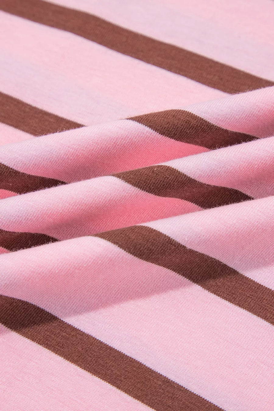 polo shirt in light pink with collared and hip-length