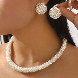 Style A Jewelry Set with choker and lobster clasp