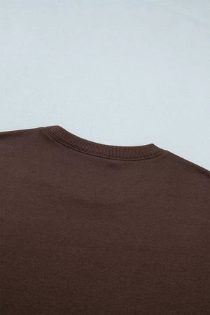 sweatshirt in Dark Brown