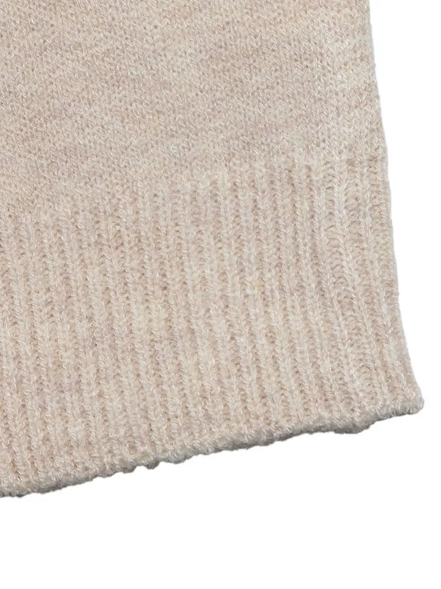 Button-down Long-sleeve Top in Apricot, view 13