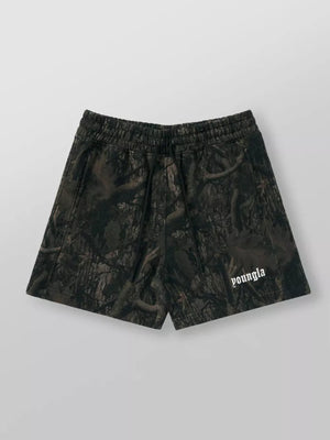 Black Men's Full Size Drawstring Shorts With Pockets