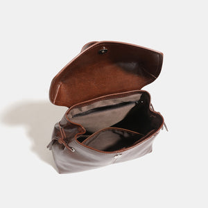 backpack in cognac brown