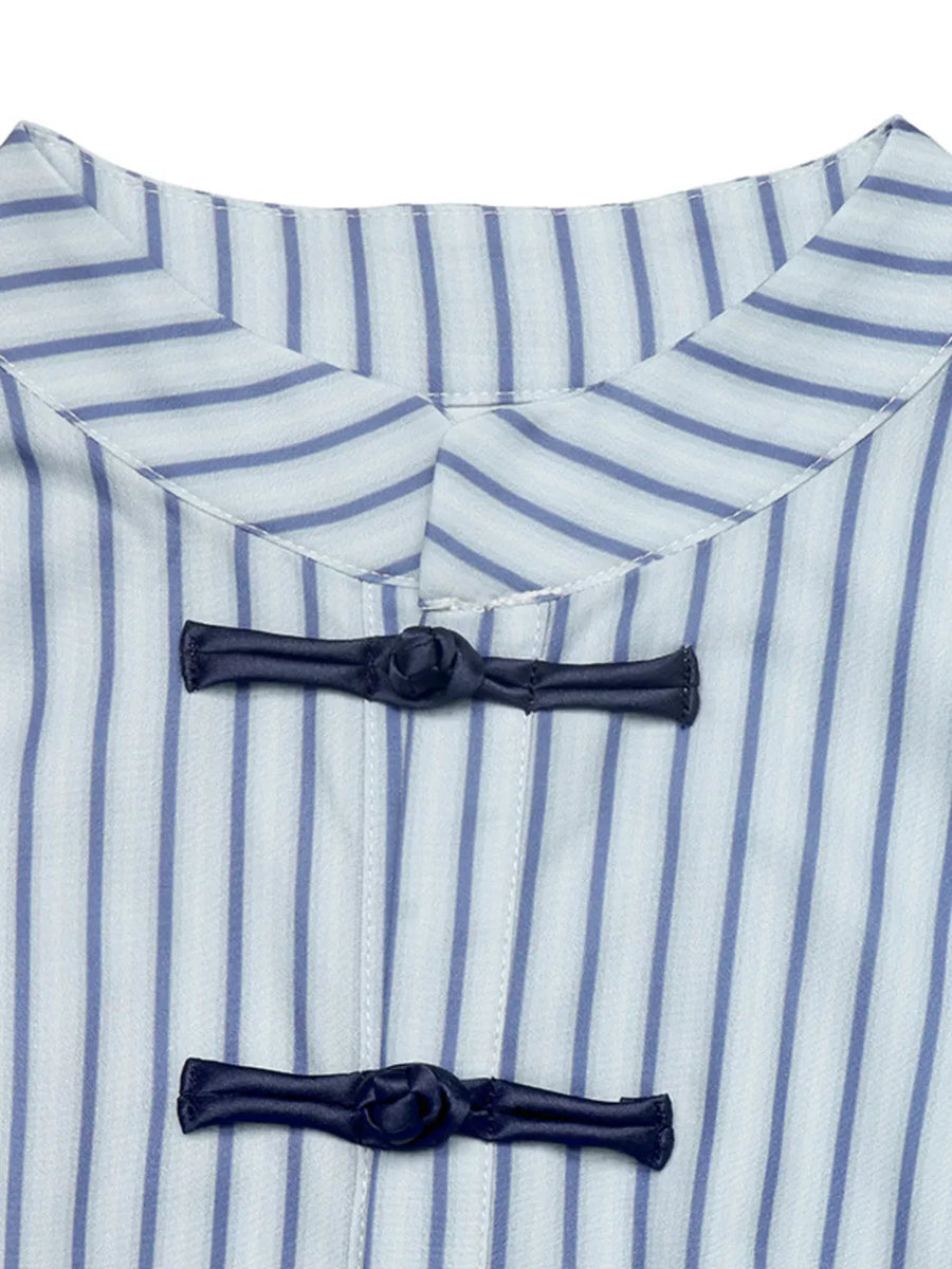 peplum top featuring striped in navy blue with 100% polyester Care instructions: Machine wash cold texture
