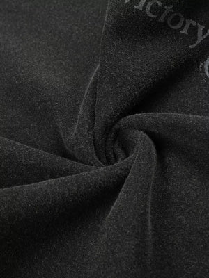 Men's Drawstring Wide-leg Sweatpants in Black