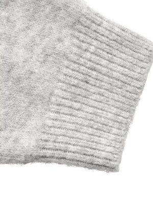 65% polyester, 13% plyamide, 13% acrylic, 6% wool, 3% elastane Care instructions cardigan in light gray with regular