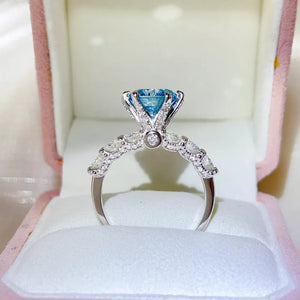 925 Sterling Silver Solitaire Moissanite Bezel Ring option 4
