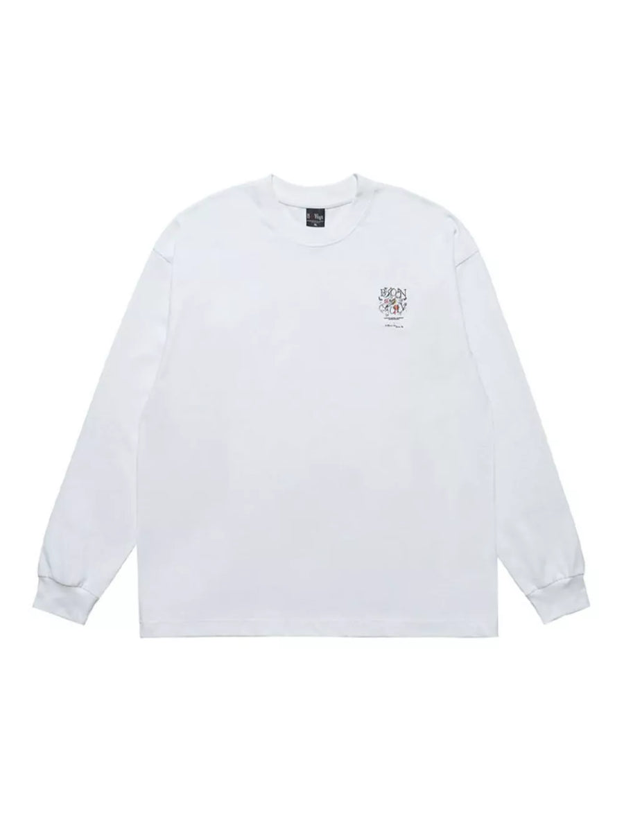 black oversized t-shirt with crew neck