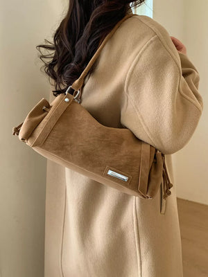 Brown with Vintage Lightweight Shoulder Bag