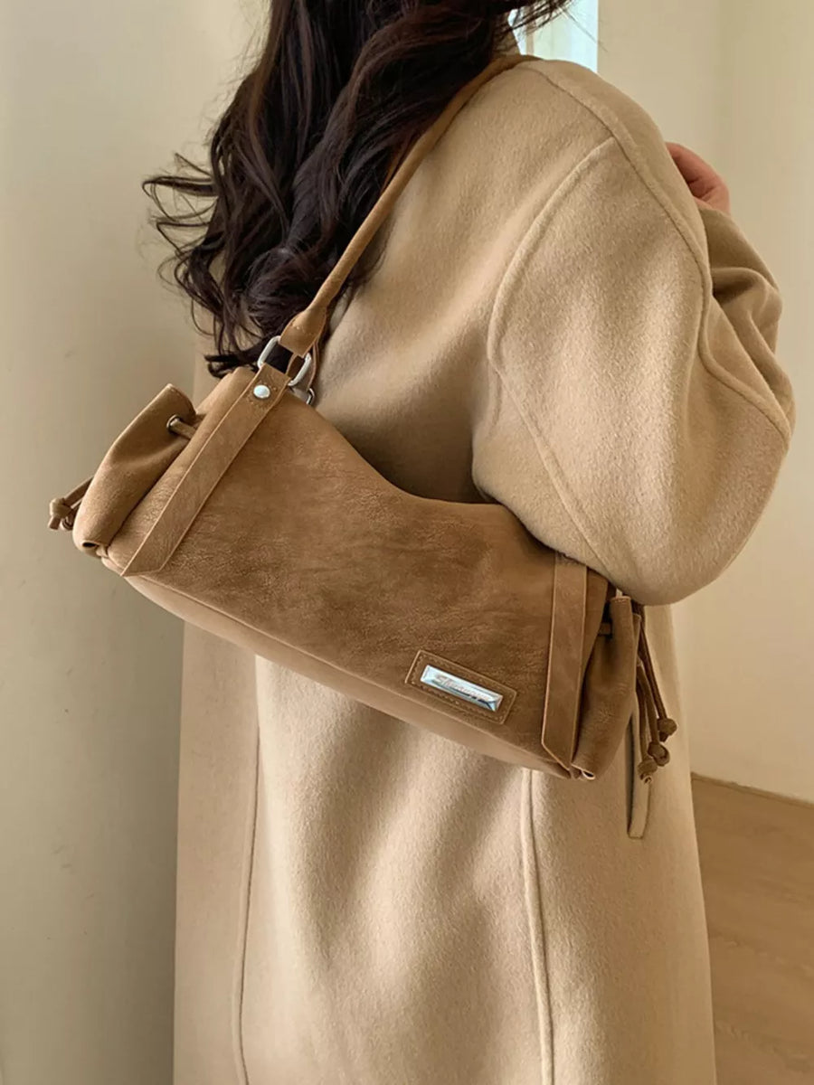 Brown with Vintage Lightweight Shoulder Bag