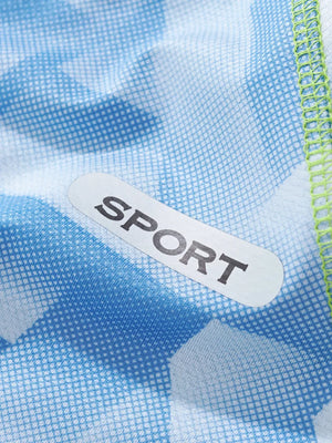 Toddler boys' underwear set with blue geometric print and "SPORT" detail.