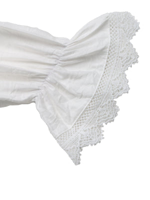 ivory regular button-down shirt with collared