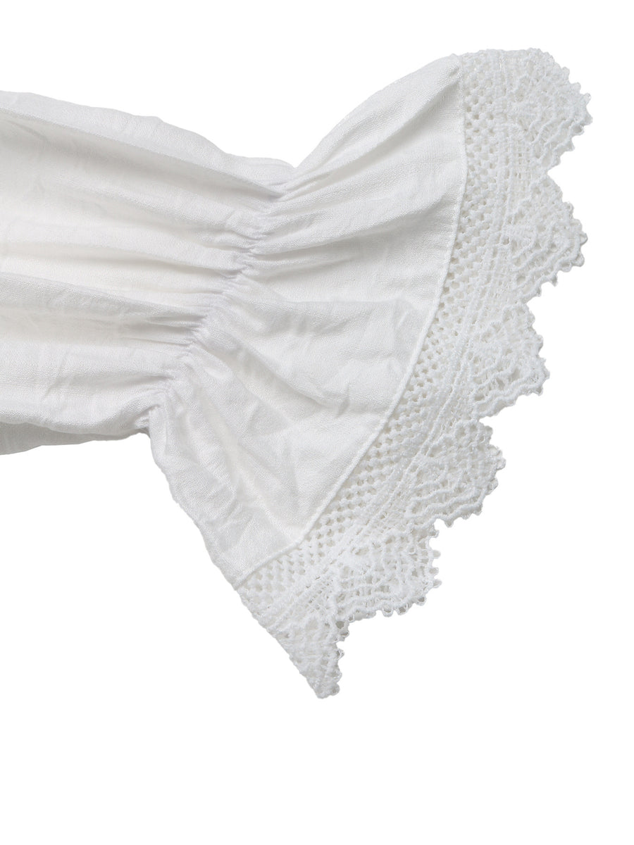 ivory regular button-down shirt with collared