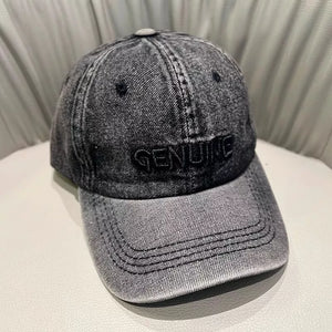 Classic Embroidered Baseball Cap in Light Blue