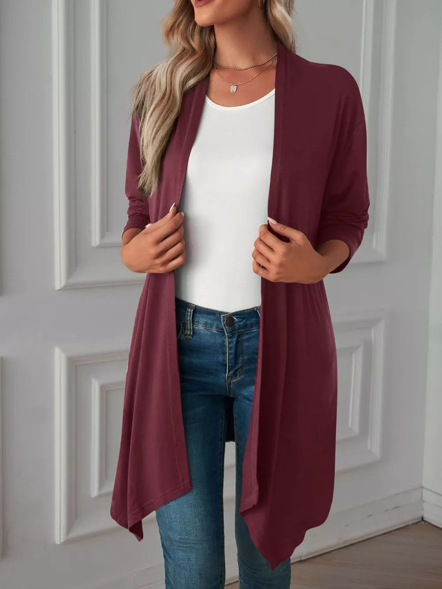 White cardigan
