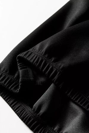 streetwear pullover hoodie in Black with hooded