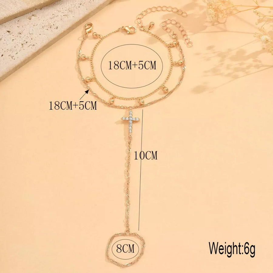 gold regular bracelet with not applicable