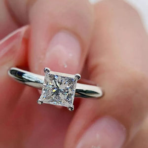 3 Carat 925 Sterling Silver Moissanite Ring option 3