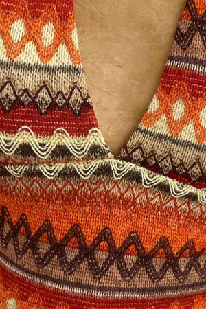 Ethnic Print Halter Neck Cami option 5