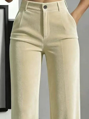100% polyester Care instructions: Machine wash cold wide-leg pants in Black with wide-leg silhouette