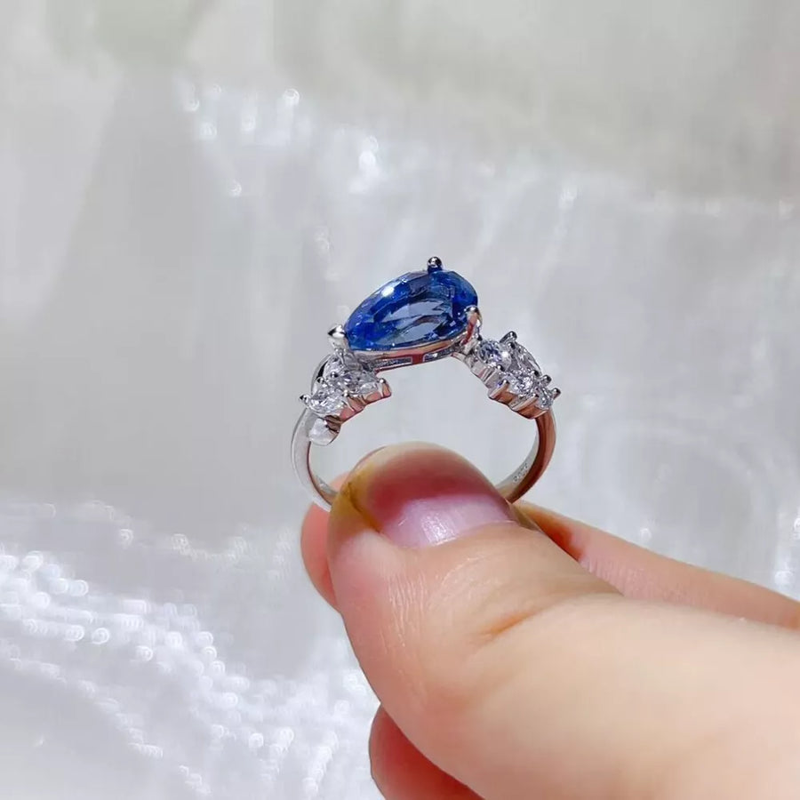 3 Carat Moissanite 925 Sterling Silver Ring in this colorway
